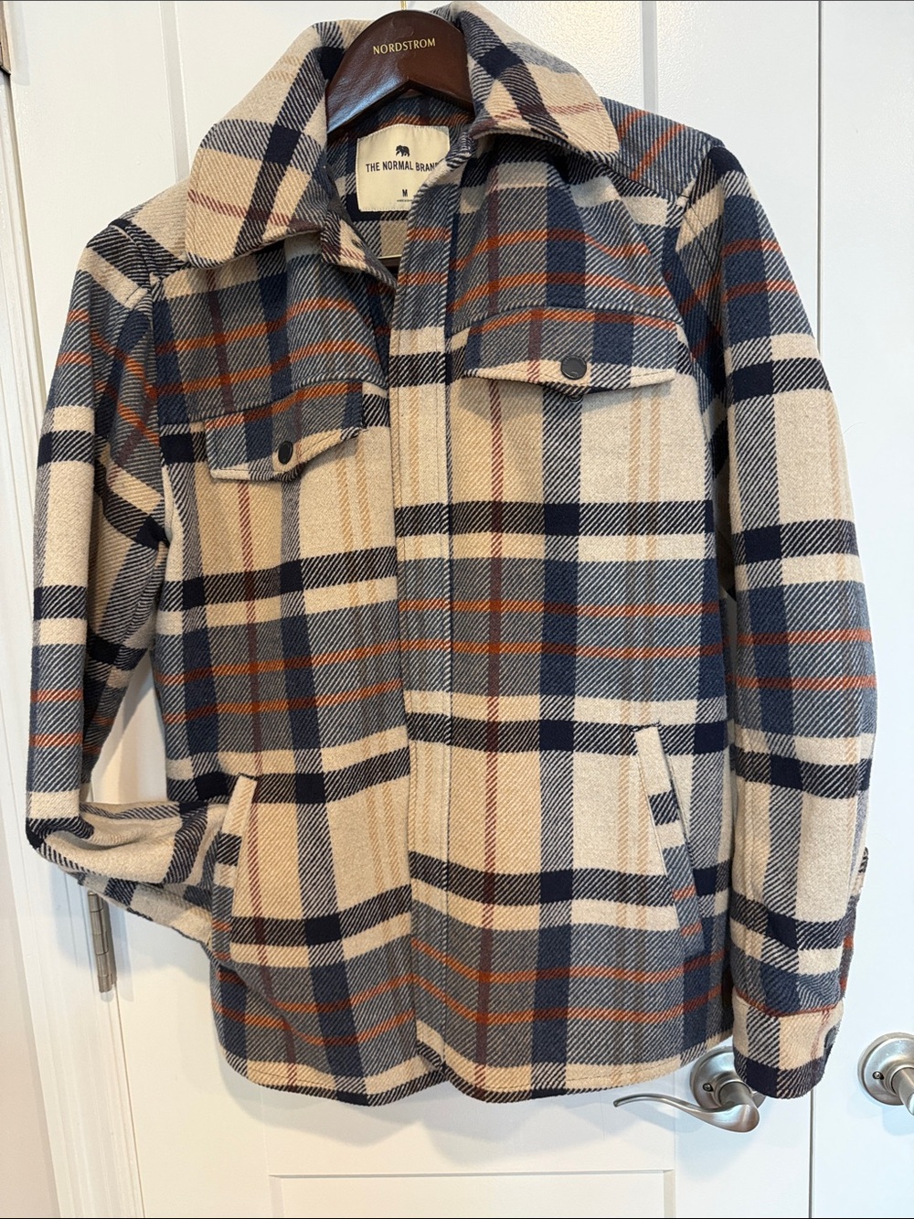 The Normal Brand Plaid Wool Shirt Jacket (aka Shacket)